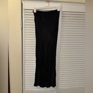 Zara Black Silky Skirt